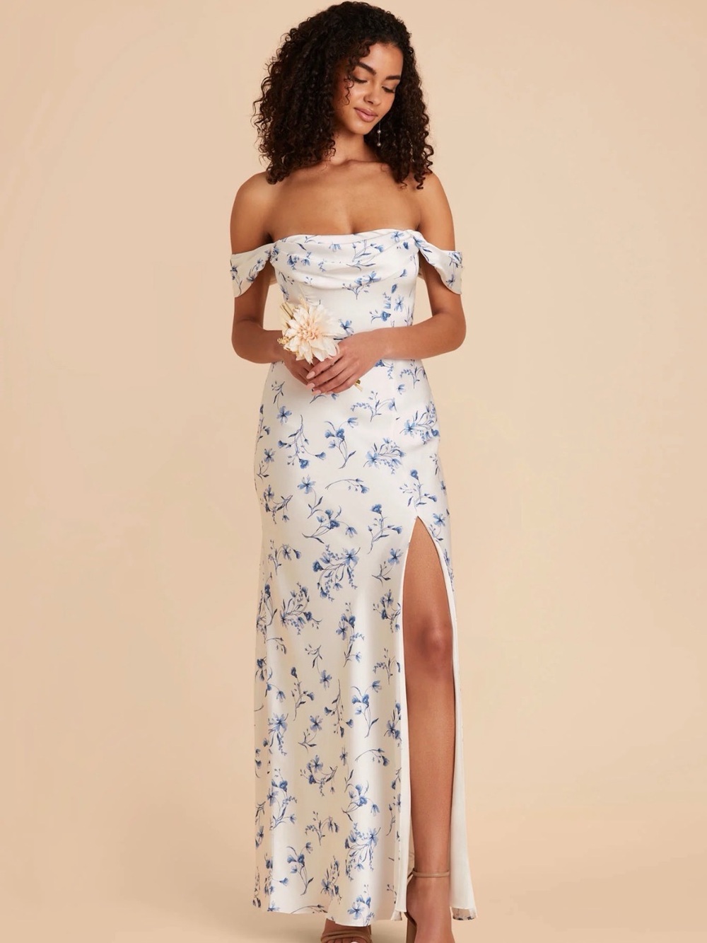 Birdy Grey Mia in Matte Satin Blue le Fleur - Picture 3 of 9